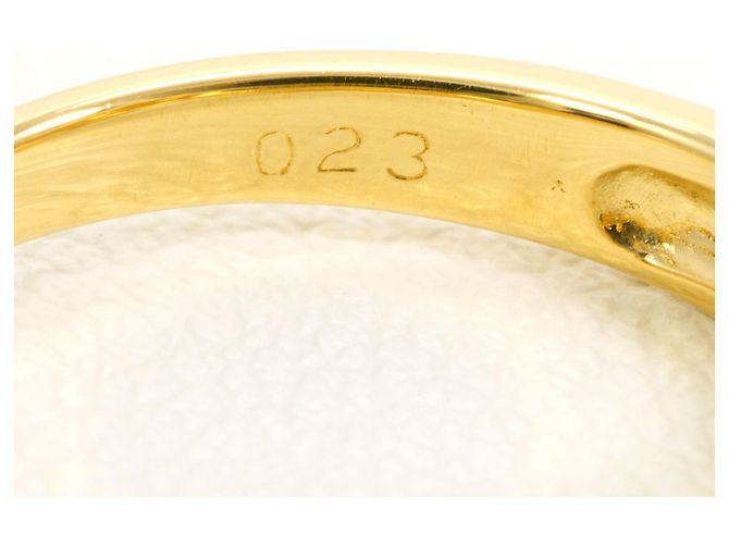 Autre Marque 18K Gelbgold-Ring mit Diamant Golden - Ansicht 6