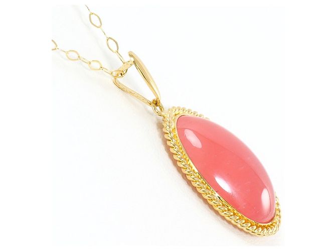Autre Marque Collana in oro giallo 18K con cornalina D'oro - vista 2