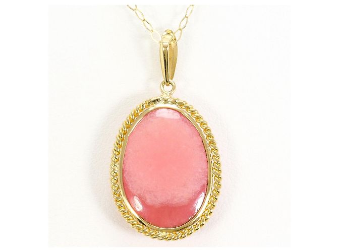 Autre Marque Collana in oro giallo 18K con cornalina D'oro - vista 3