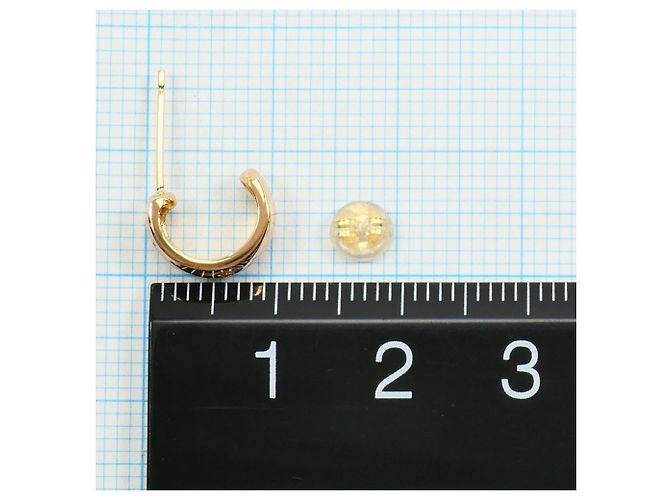 Autre Marque Orecchini a mezza cerchio in oro giallo 18K e diamanti D'oro - vista 3