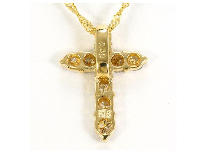 Autre Marque Collana in oro giallo 18K con diamante D'oro - vista 3