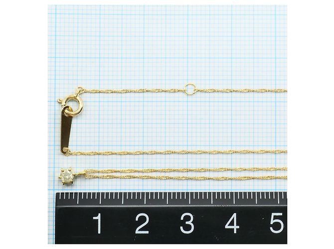 Autre Marque Collana in oro giallo 18K con diamante D'oro - vista 4