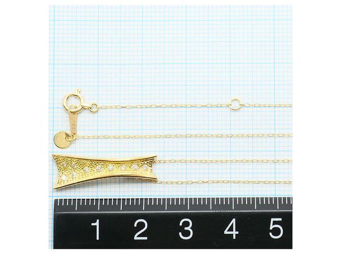 Autre Marque Collana in oro giallo 18K con diamante D'oro - vista 4