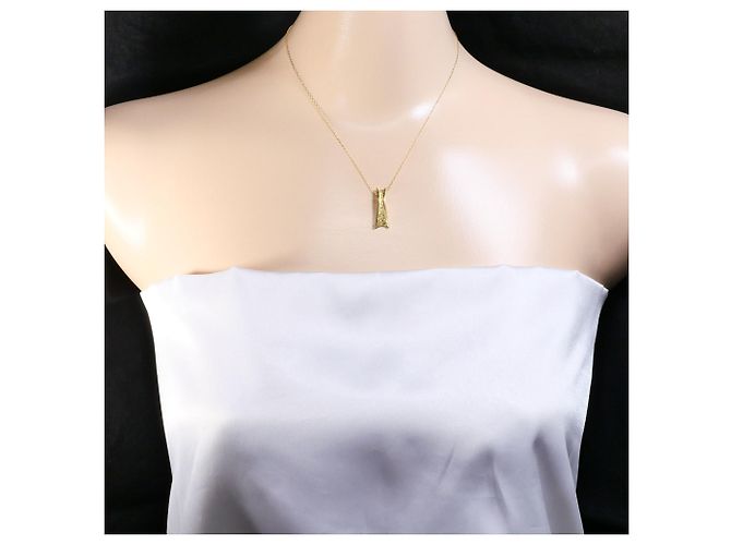 Autre Marque Collana in oro giallo 18K con diamante D'oro - vista 5