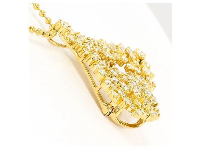 Autre Marque Collana in oro giallo 18K con diamanti D'oro - vista 2