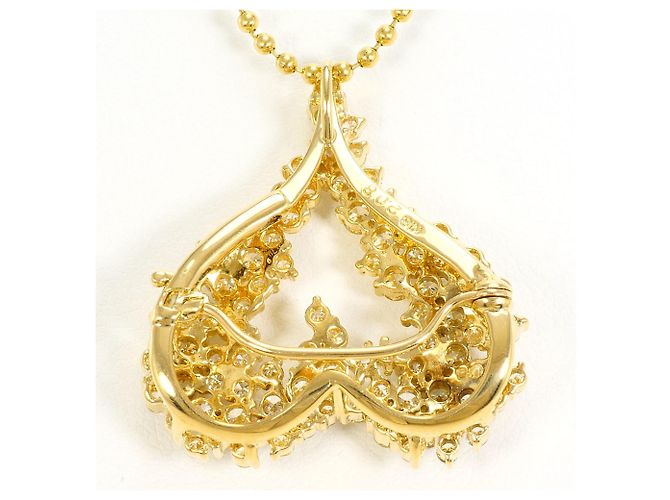 Autre Marque Collana in oro giallo 18K con diamanti D'oro - vista 3