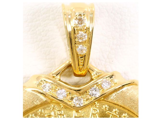 Autre Marque Pendente in oro giallo con diamante D'oro - vista 2