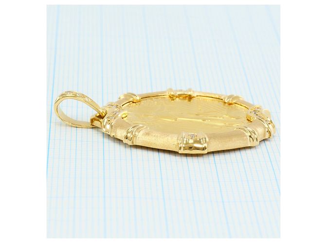 Autre Marque Pendente in oro giallo con diamante D'oro - vista 6