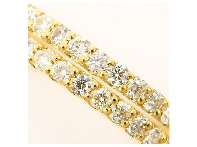 Autre Marque 18K Gelbgold-Ring mit Diamant Golden - Ansicht 2