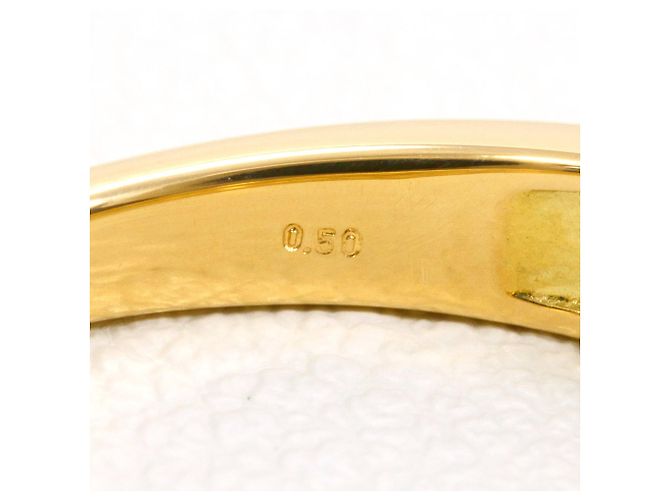 Autre Marque 18K Gelbgold-Ring mit Diamant Golden - Ansicht 6