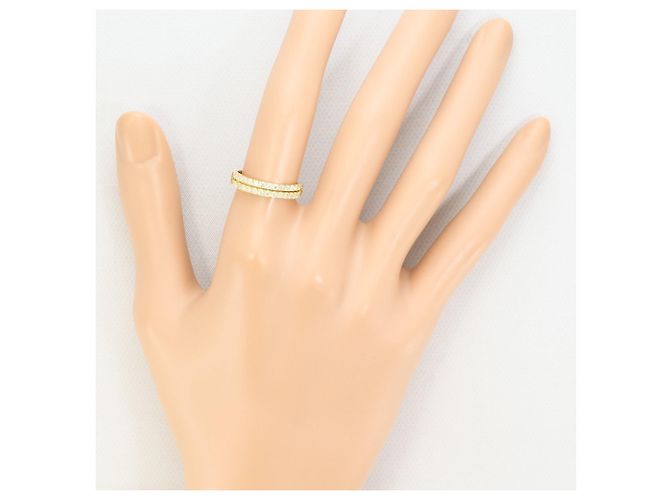 Autre Marque 18K Gelbgold-Ring mit Diamant Golden - Ansicht 7