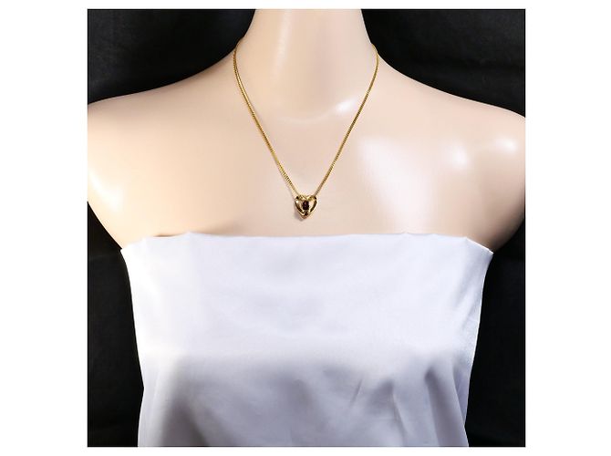 Autre Marque Collana in oro giallo 18K con granato e diamante Rosso D'oro - vista 5