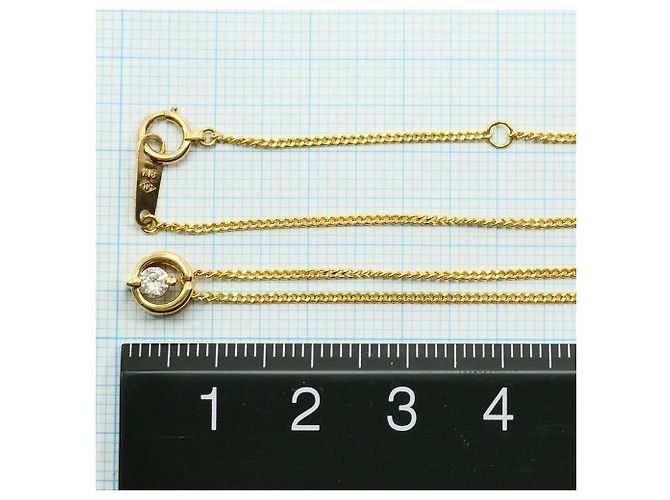 Autre Marque Collana in oro giallo 18K con diamante D'oro - vista 5