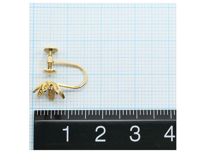 Autre Marque Orecchini a clip in oro giallo 18K e diamanti D'oro - vista 3