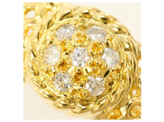 Autre Marque 18K Gelbgold-Ring mit Diamant Golden - Ansicht 2
