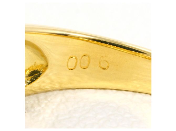 Autre Marque PT850 Platin- und Gelbgold-Diamantring Golden - Ansicht 6