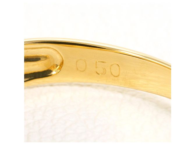 Autre Marque 18K Gelbgold-Ring mit Diamant Golden - Ansicht 6