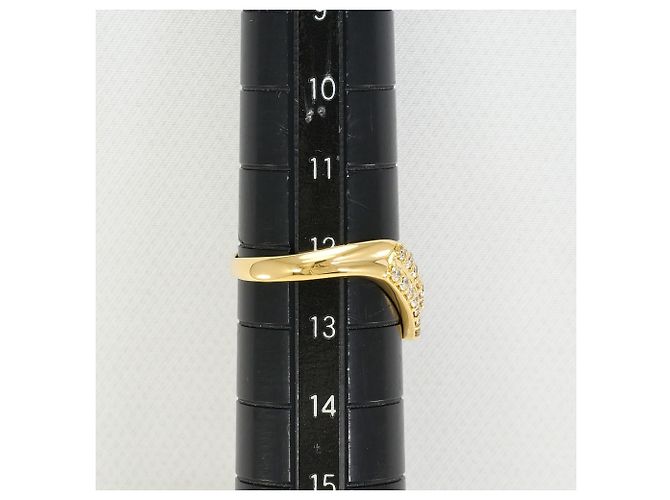 Autre Marque 18K Gelbgold-Ring mit Diamant Golden - Ansicht 8