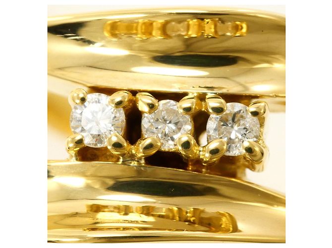 Autre Marque 18K Gelbgold Diamantring Golden - Ansicht 2