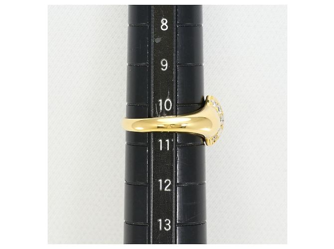 Autre Marque 18K Gelbgold-Ring mit Diamant Golden - Ansicht 8
