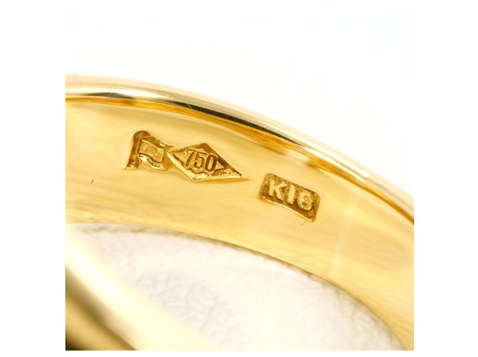 Autre Marque 18K Gelbgold-Ring mit Diamant Golden - Ansicht 6