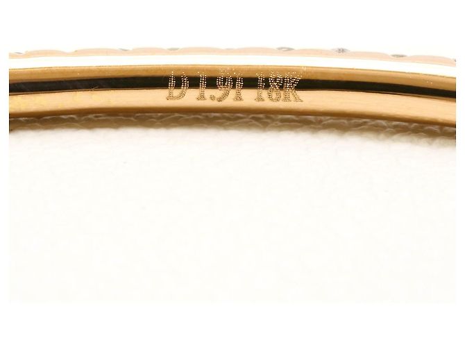 Autre Marque Orecchini a cerchio in oro rosa 18K con diamanti D'oro - vista 4