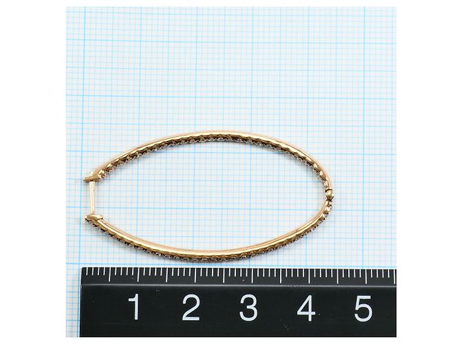 Autre Marque Orecchini a cerchio in oro rosa 18K con diamanti D'oro - vista 5