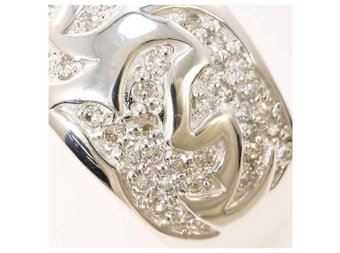Autre Marque 18K Weißgold-Ring mit Diamant Golden - Ansicht 2