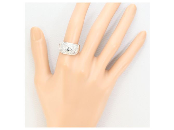 Autre Marque 18K Weißgold-Ring mit Diamant Golden - Ansicht 7
