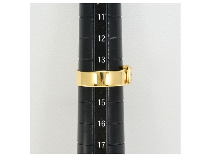 Autre Marque 18K Gelbgold-Ring mit Diamant Golden - Ansicht 8