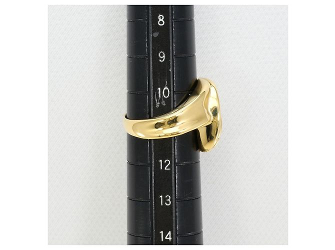 Autre Marque 18K Gelbgold-Ring mit braunem Diamanten Golden - Ansicht 8