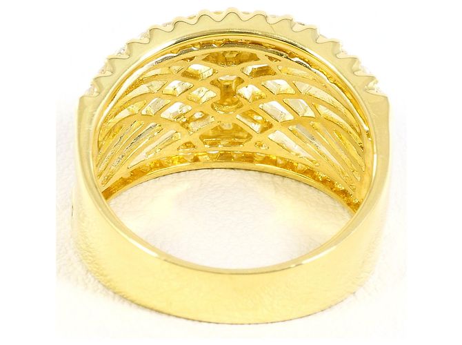 Autre Marque 18K Gelbgold-Ring mit Diamant Golden - Ansicht 4