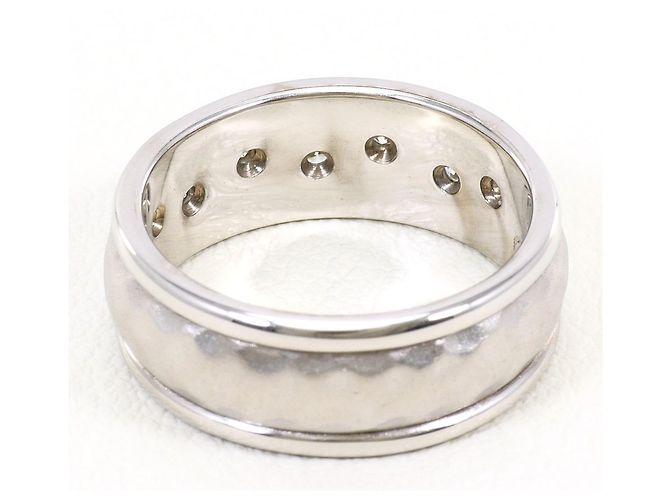 Autre Marque 18K Weißgold-Ring mit Diamant Golden - Ansicht 4