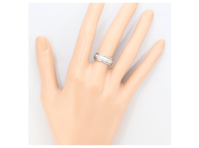 Autre Marque 18K Weißgold-Ring mit Diamant Golden - Ansicht 6