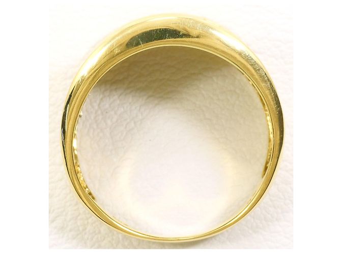 Autre Marque 18K Gelbgold-Ring mit Diamant Golden - Ansicht 3