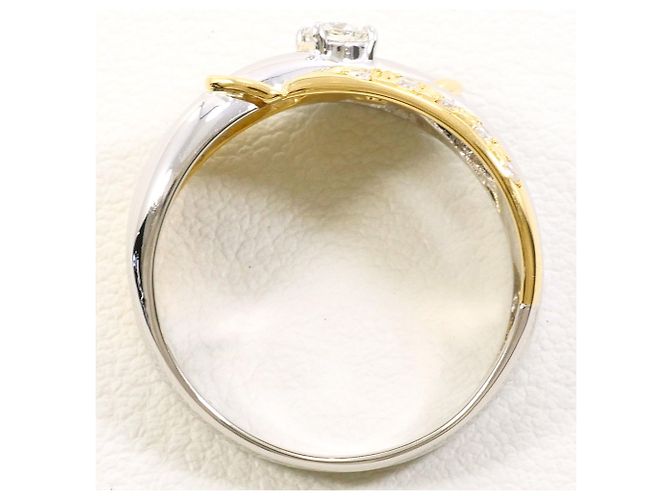 Autre Marque PT900 Platin- und 18K Gelbgold Ring Golden - Ansicht 3