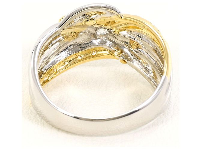 Autre Marque PT900 Platin- und 18K Gelbgold Ring Golden - Ansicht 4