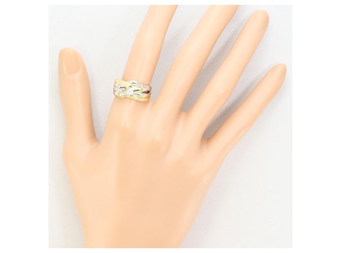 Autre Marque PT900 Platin- und 18K Gelbgold Ring Golden - Ansicht 7