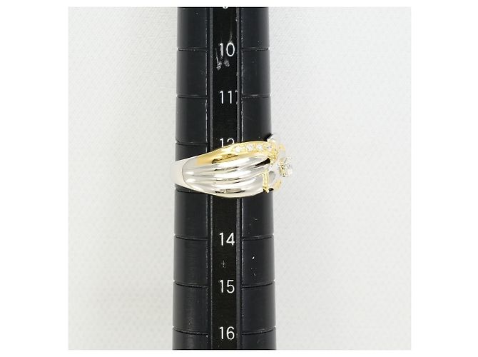 Autre Marque PT900 Platin- und 18K Gelbgold Ring Golden - Ansicht 8