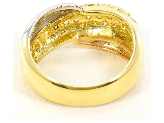 Autre Marque Elegante fede in oro 18K e platino D'oro - vista 4