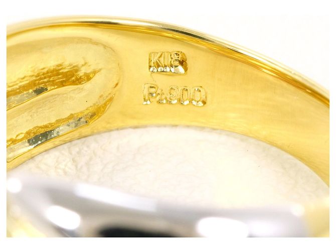 Autre Marque Elegante fede in oro 18K e platino D'oro - vista 5