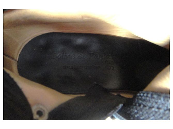 La Botte Gardiane Botas altas de cuero negro - vista 3