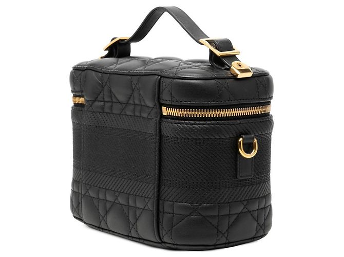 Borsa Vanity Small Cannage Christian Dior Nero - vista 2