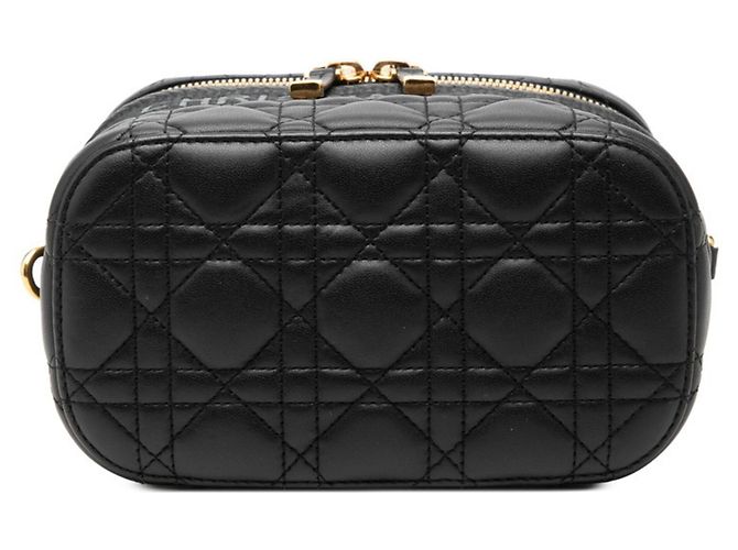 Borsa Vanity Small Cannage Christian Dior Nero - vista 3