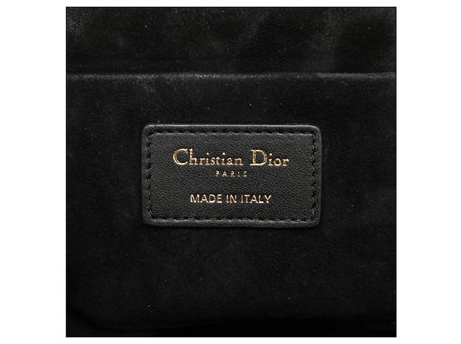 Borsa Vanity Small Cannage Christian Dior Nero - vista 5