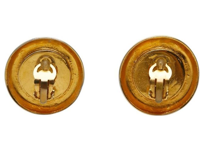 Cambon Orecchini a clip Logo Chanel D'oro - vista 3