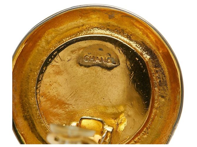 Cambon Orecchini a clip Logo Chanel D'oro - vista 4