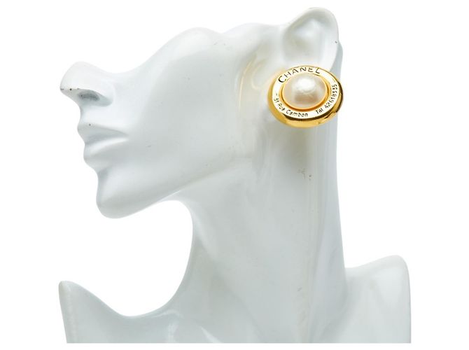 Cambon Orecchini a clip Logo Chanel D'oro - vista 5