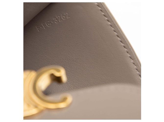 Céline Celine Triomphe Small Flap Wallet Braun - Ansicht 7