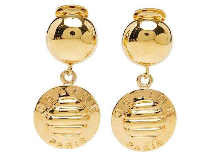 Céline Orecchini a clip Celine Vintage Triomphe Macadam D'oro - vista 2